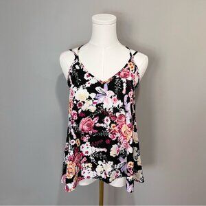 Rampage Floral Tank Top Size S